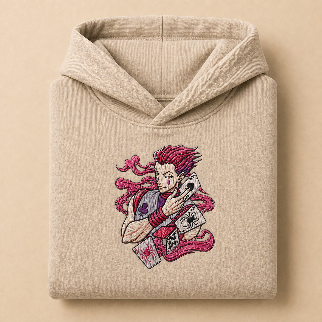Kaito clean corrected media 2026-06-16 — hoodie-the-trickster-of-death — khaki_folded