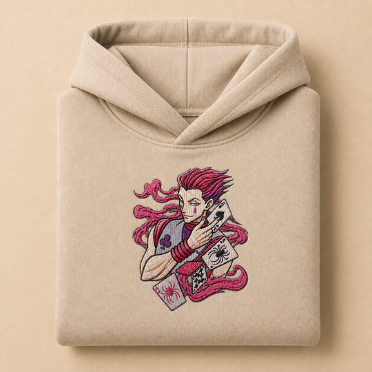 Kaito clean corrected media 2026-06-16 — hoodie-the-trickster-of-death — khaki_folded