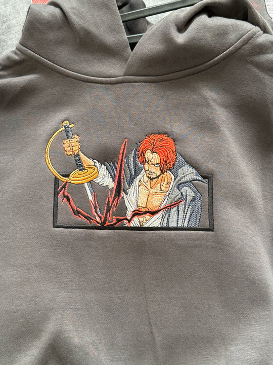 Hoodie brodé Le roux Kaito Global — photo produit avec motif brodé.