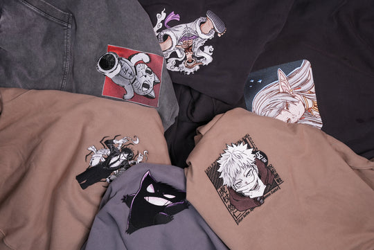 Hoodie brodé Nika Kaito Global — photo produit avec motif brodé.