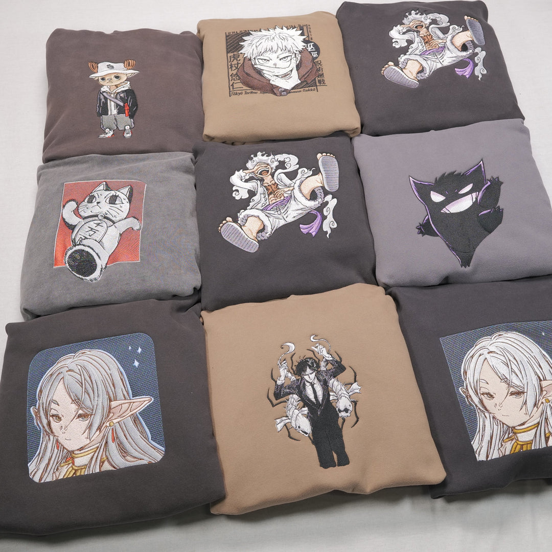 Kaito Global hoodie — photo de détail matière, coupe ou coloris pour les pages produit brodées.