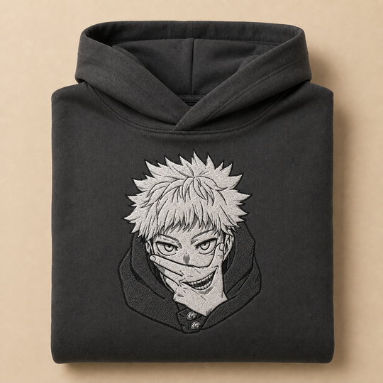 Kaito approved v7 Shopify image-by-image — hoodie-itadori — folded flatlay
