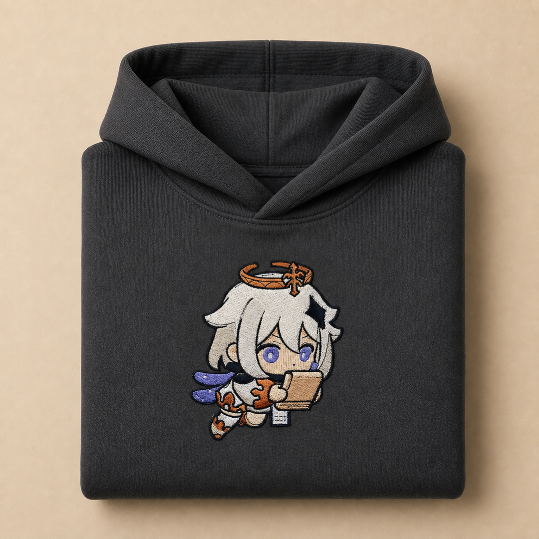 Kaito approved v7 Shopify image-by-image — hoodie-paimon — folded flatlay