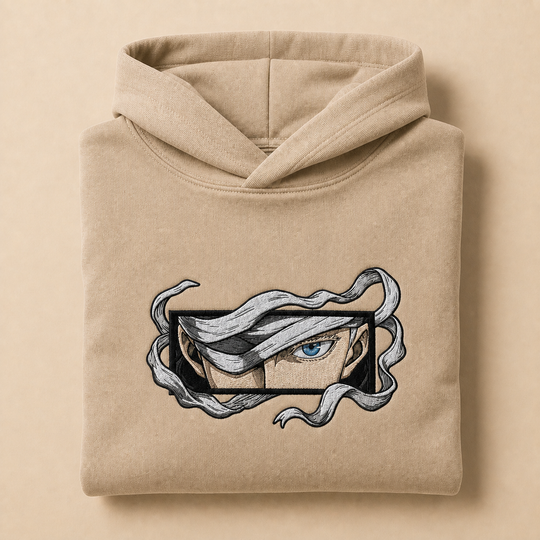Kaito approved corrected generated matrix 2026-06-15 — hoodie-yeux-satoru-gojo — khaki_folded